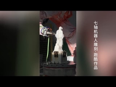 自動石彫刻彫刻機 7 軸 ロボット 石磨機