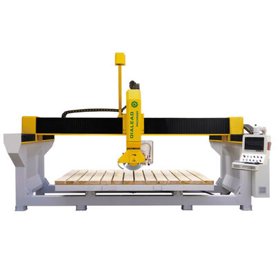Heavy Duty Stone 4 Axis CNC Cutting Machine High Precision Countertop Fabrication System