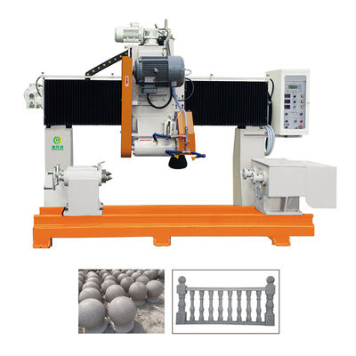 Automactic Stone Turning Lathe Machine For Ball Balusters Balustrade Vases