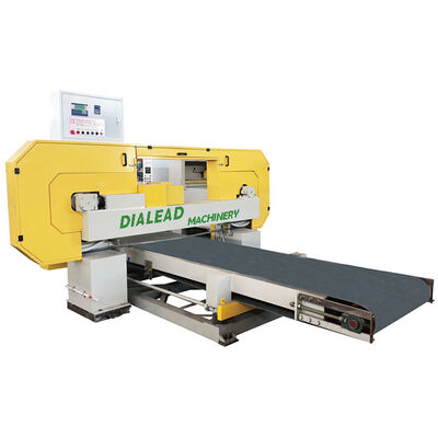 大理石花崗岩大型ブロック切断機 水平帯鋸切断機