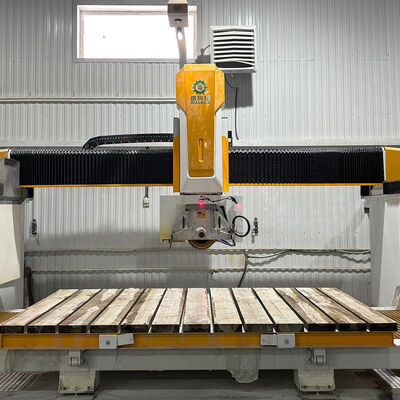 5 軸 CNC 石切断機 複雑な石彫刻と玄関の精度